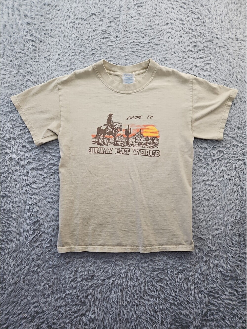 Vintage Jimmy Eat World T Shirt 2002 Small Escape to Jimmy Eat World *Stain